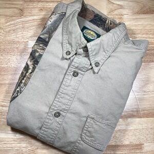 Men's Cabela's Hunting Camo Shooting Shirt- XL- FLAWS
